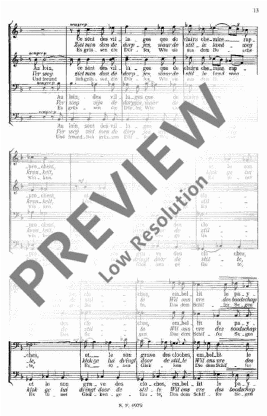 La Meuse Men's Choir scores gallery preview page 14