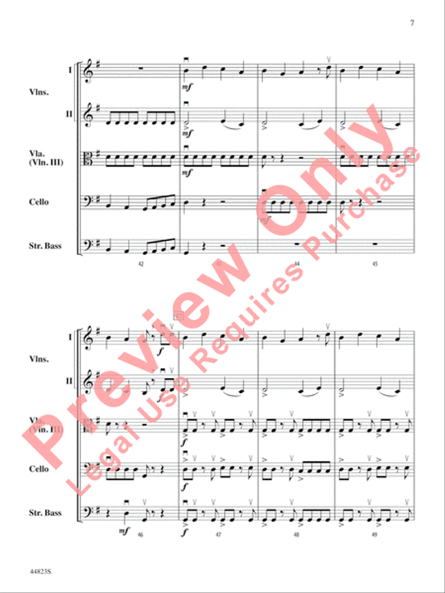 Presto! Presto! String Orchestra scores gallery preview page 8