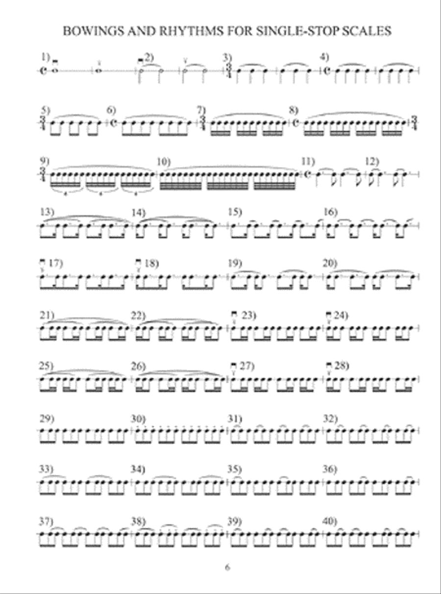 Daily Scale Exercises for Violin Violin scores gallery preview page 4