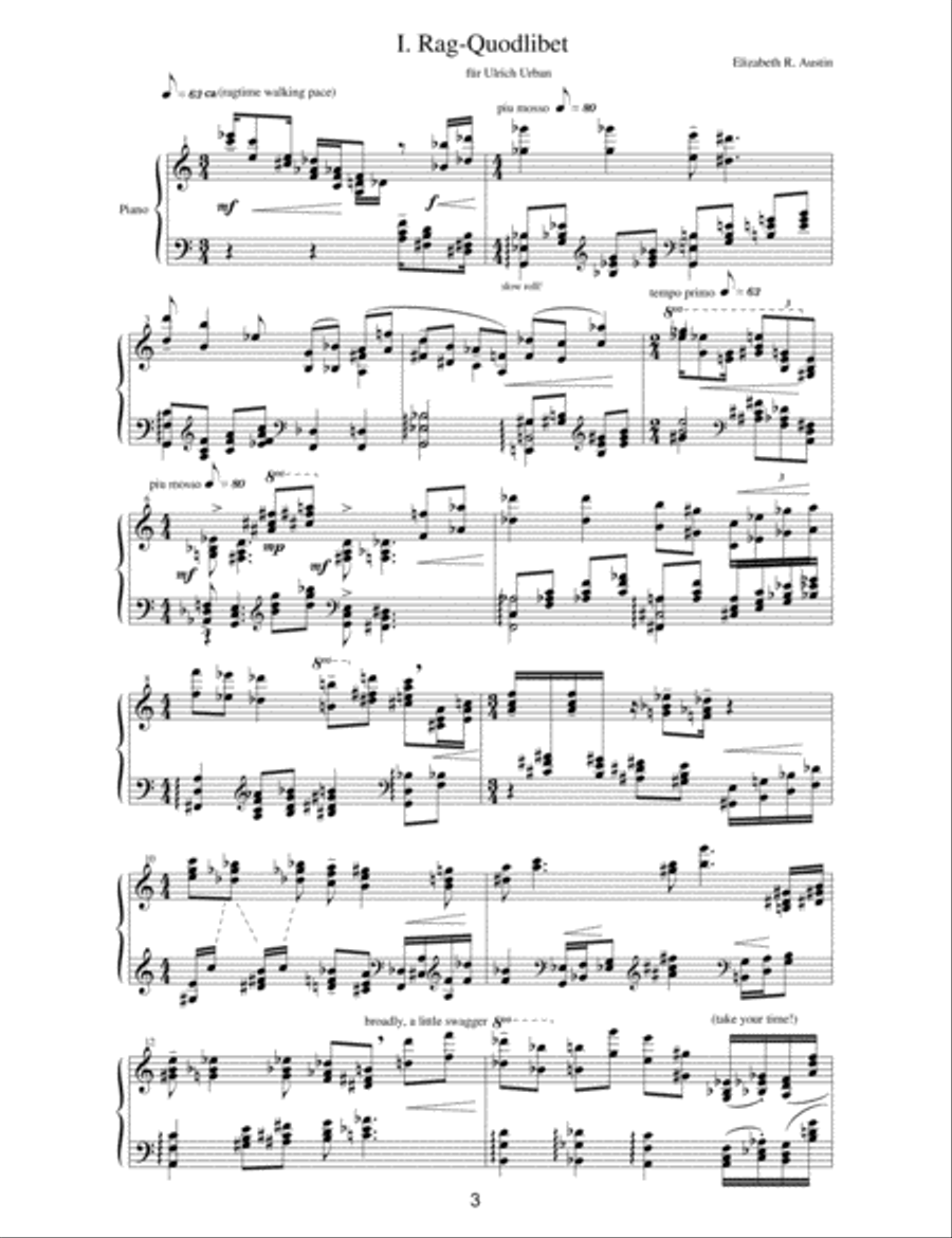 [Austin] An American Triptych Piano Solo scores gallery preview page 5