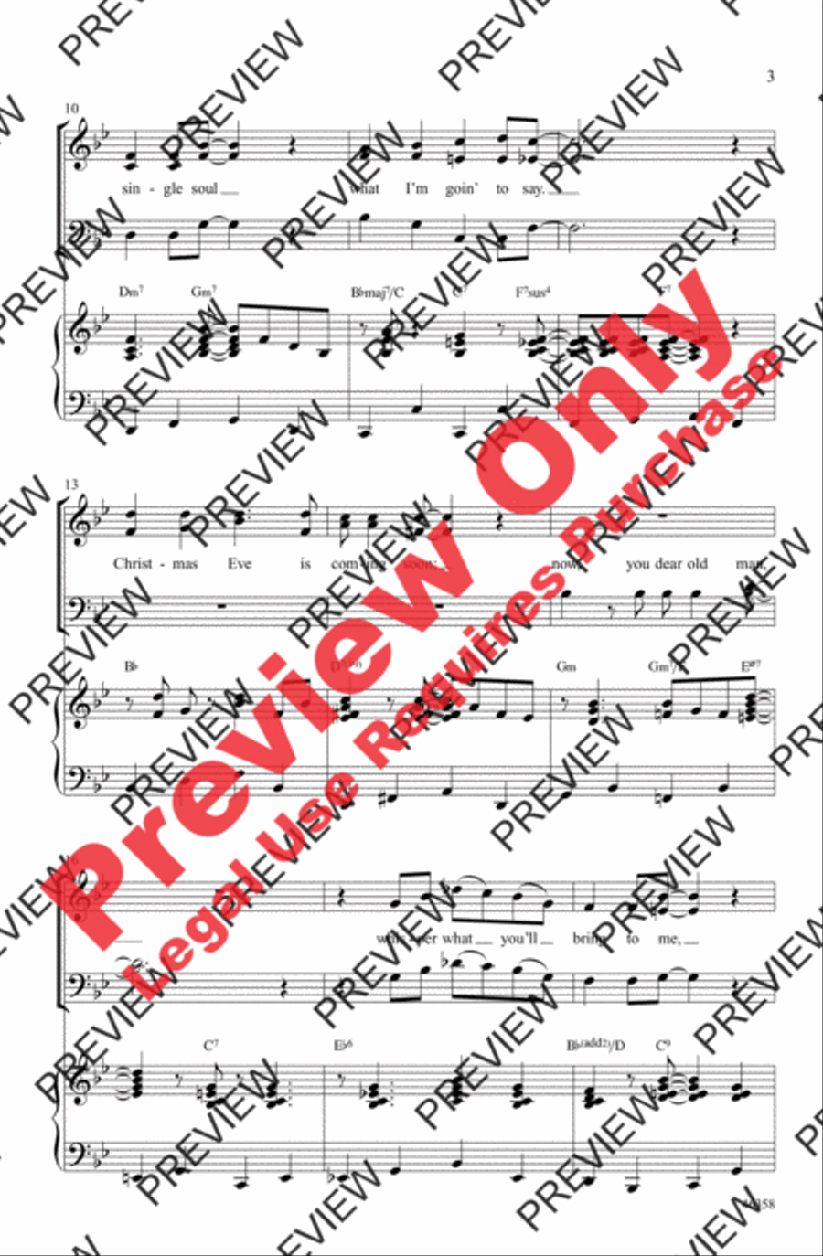 Swingin' Saint Nick! 3-Part scores gallery preview page 3