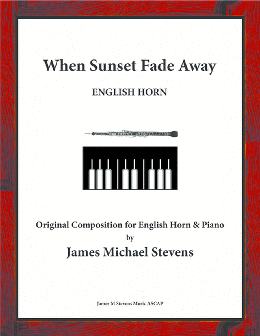 When Sunsets Fade Away - English Horn image number null