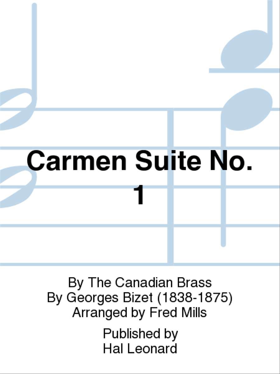 Carmen Suite No. 1 Brass Quintet scores gallery preview page 1