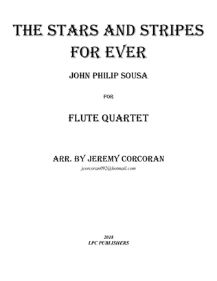 Book cover for The Stars and Stripes Forever for Flute Quartet