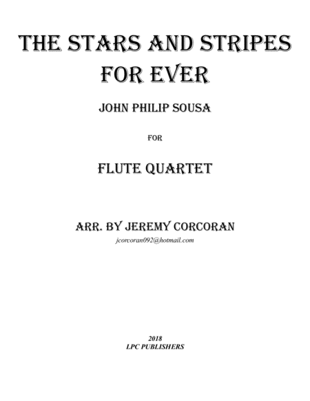 The Stars and Stripes Forever for Flute Quartet image number null