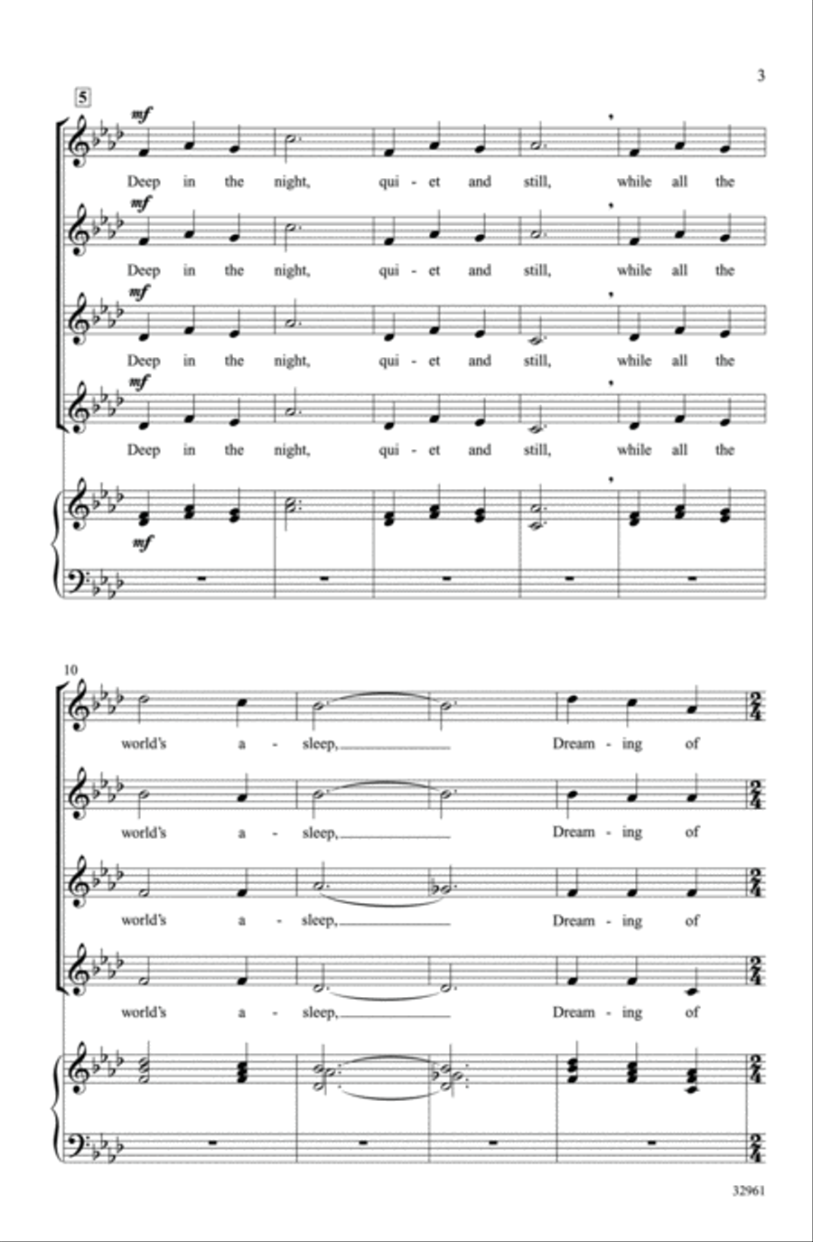 The Winter's Night Women's Choir scores gallery preview page 3