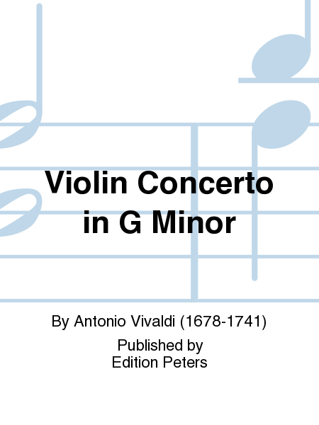 Violin Concerto in G Minor