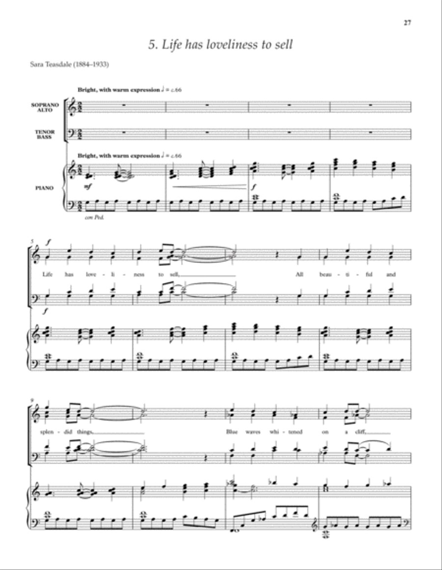 Dances of Time 4-Part scores gallery preview page 7