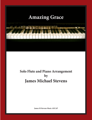 Book cover for Amazing Grace - Solo Flute & Piano