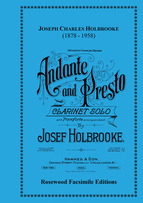Book cover for Andante & Presto, Op. 6, No. 2