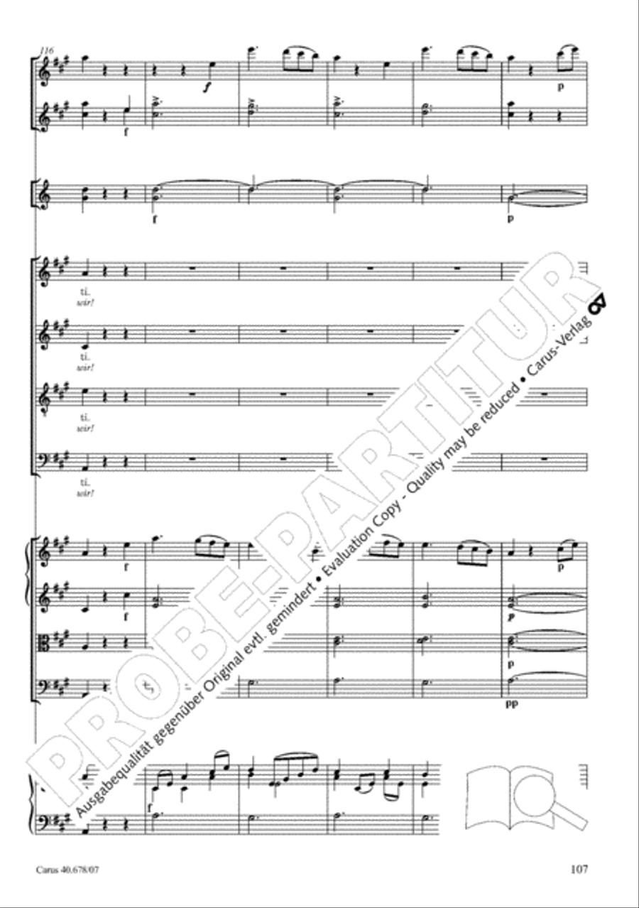 Missa pastoralis bohemica 4-Part scores gallery preview page 120