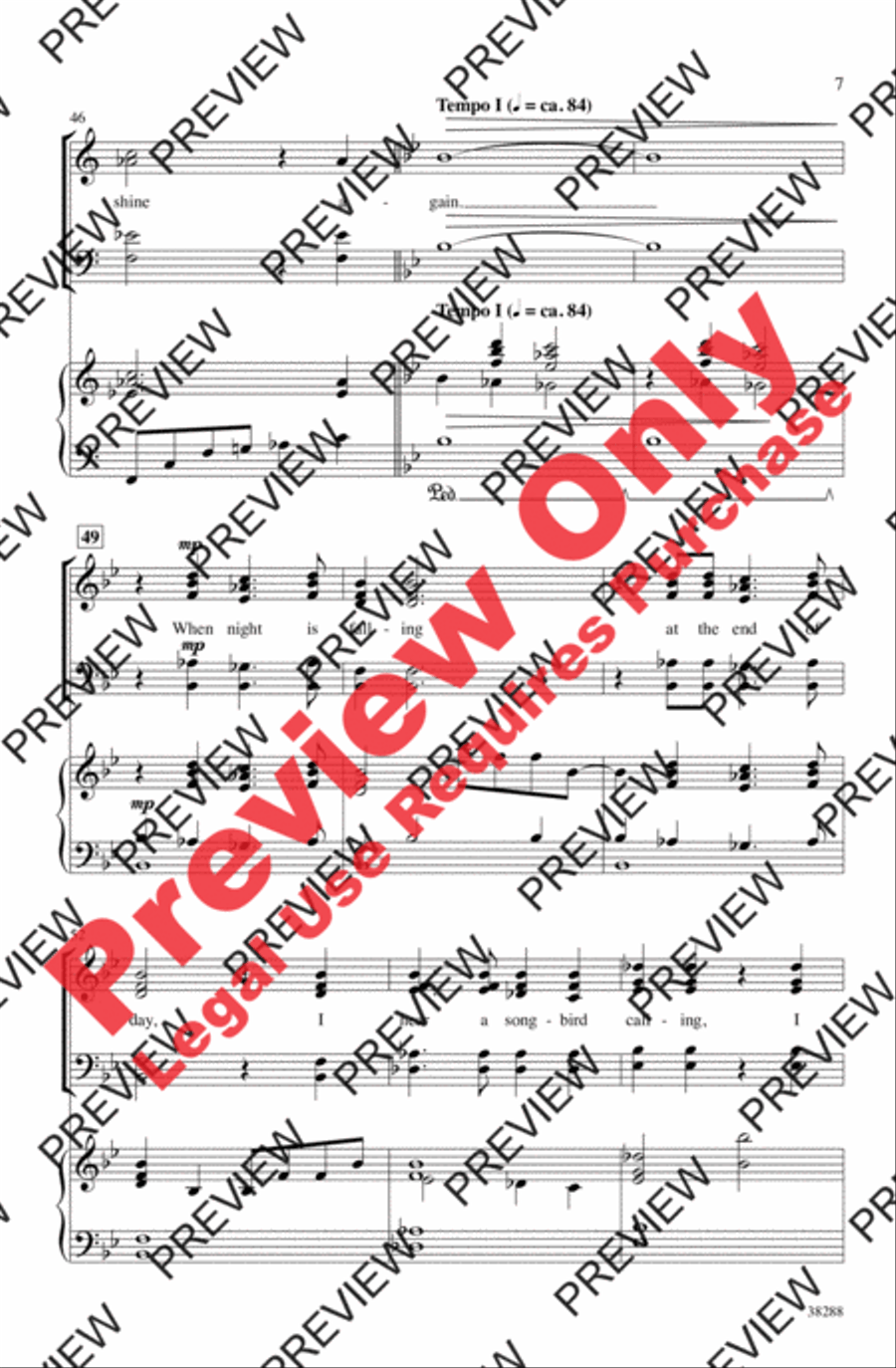 Nightfall Nightfall 4-Part scores gallery preview page 7