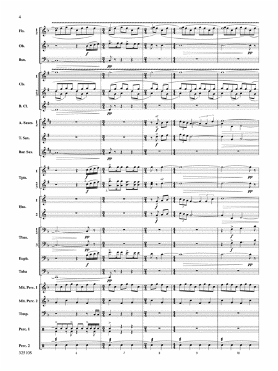 A Christmas Fantasy Concert Band scores gallery preview page 3