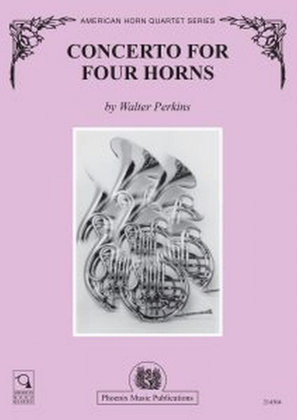 Book cover for Concerto for Four Horns