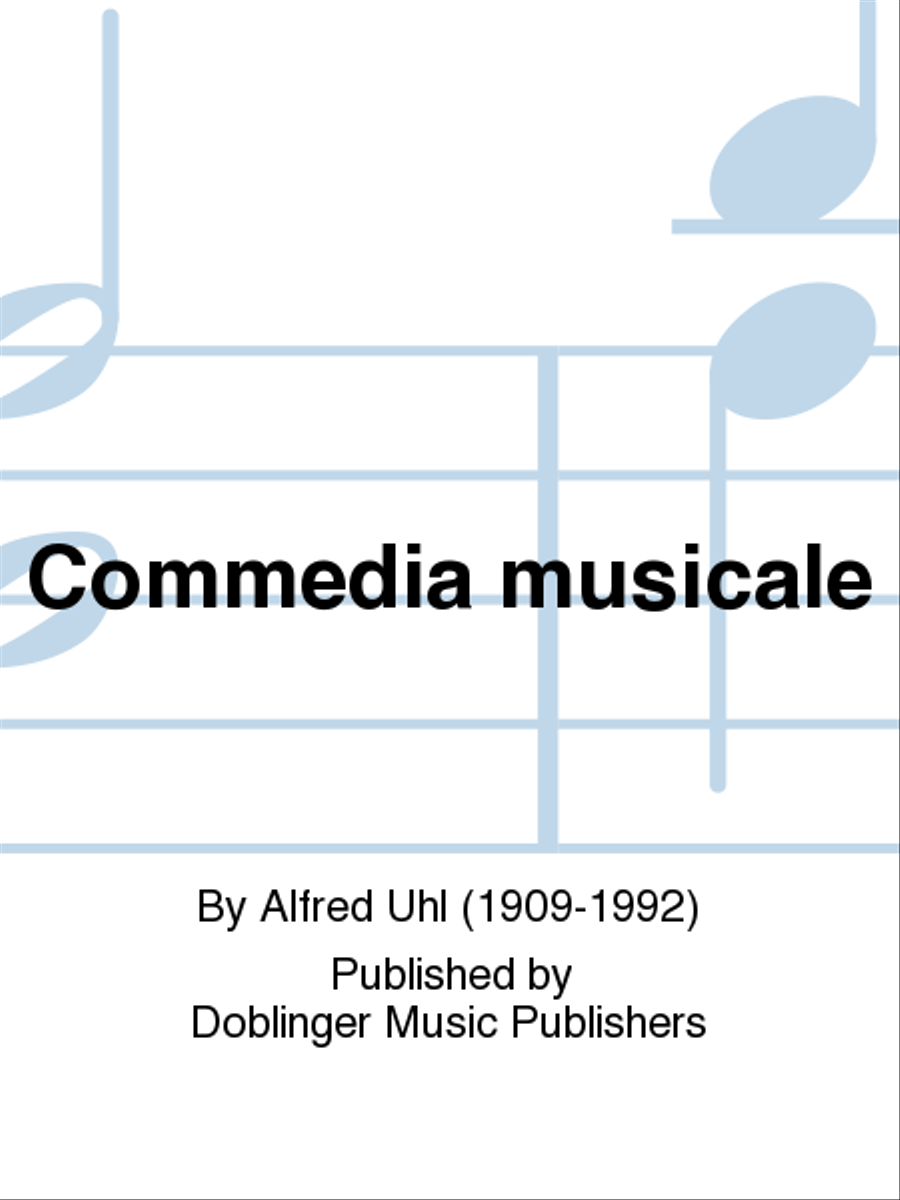 Commedia musicale Commedia musicale Piano Duet scores gallery preview page 1