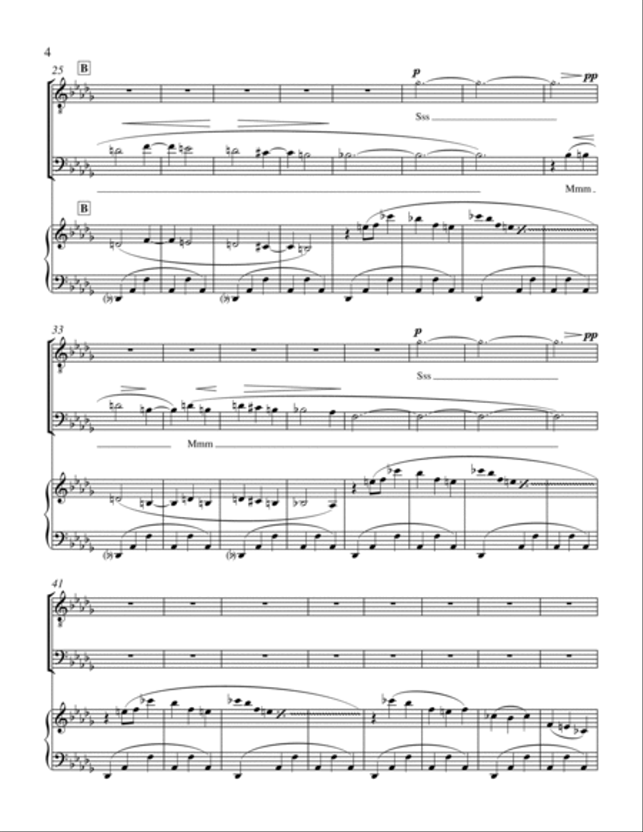 Harlem Night Song from Harlem Songs TTBB scores gallery preview page 4