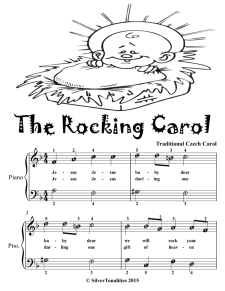 The Rocking Carol Easy Piano Sheet Music 2nd Edition