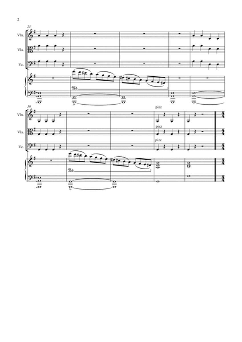 3 Space Pieces for Beginning String Quartet image number null