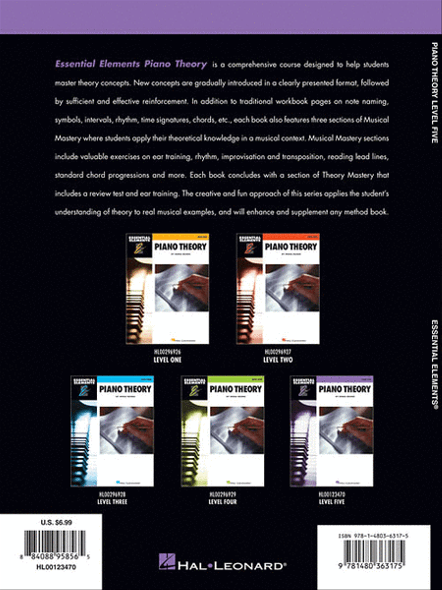 Essential Elements Piano Theory – Level 5 Piano Method scores gallery preview page 2