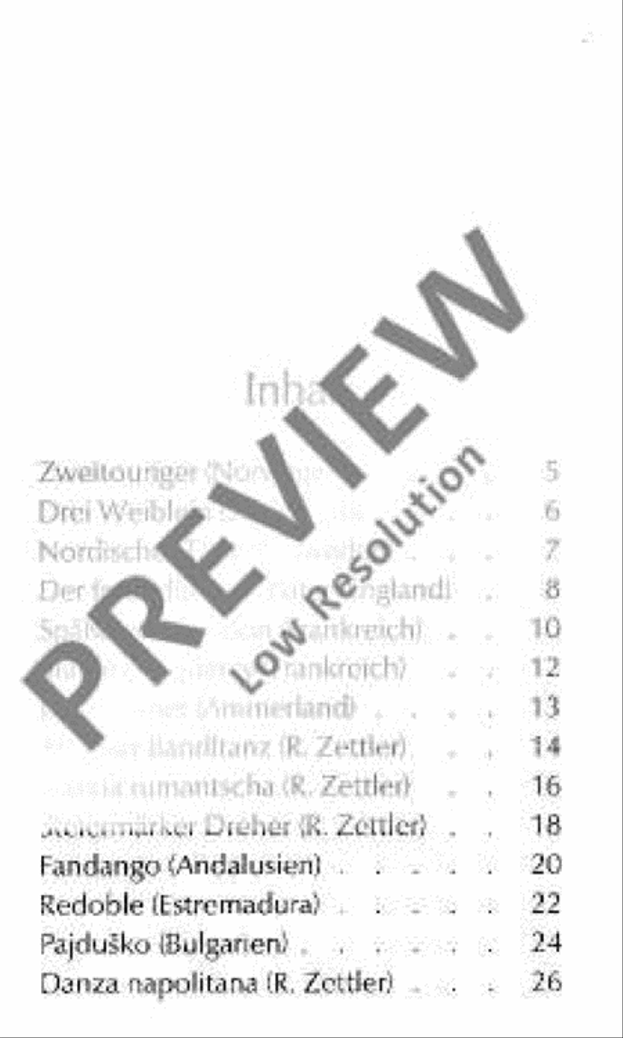 Dance Movements from Europe Performance Score scores gallery preview page 5
