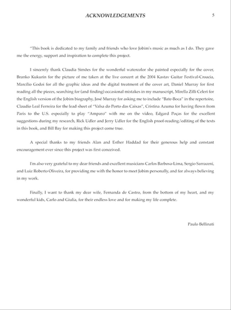 Antonio Carlos Jobim for Classical Guitar Acoustic Guitar scores gallery preview page 6