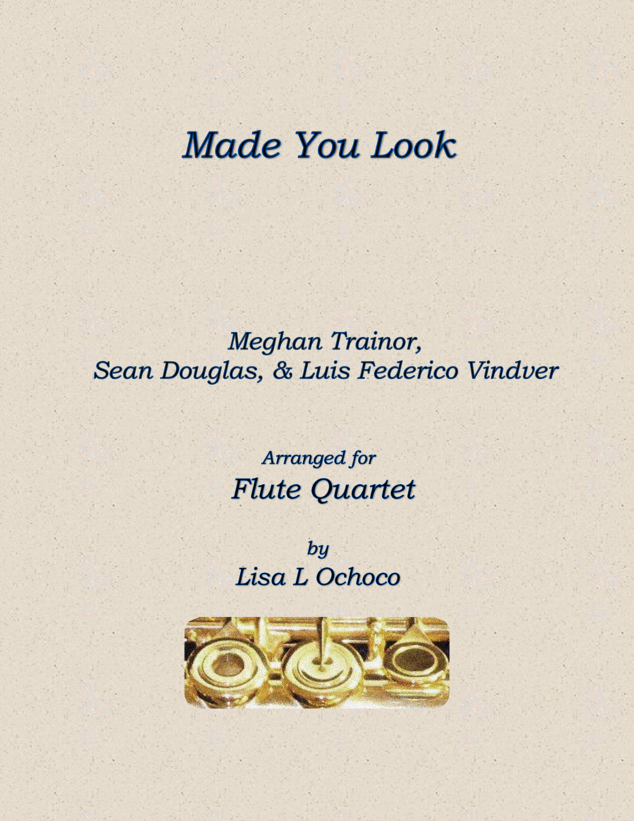 Made You Look Flute Quartet scores gallery preview page 1