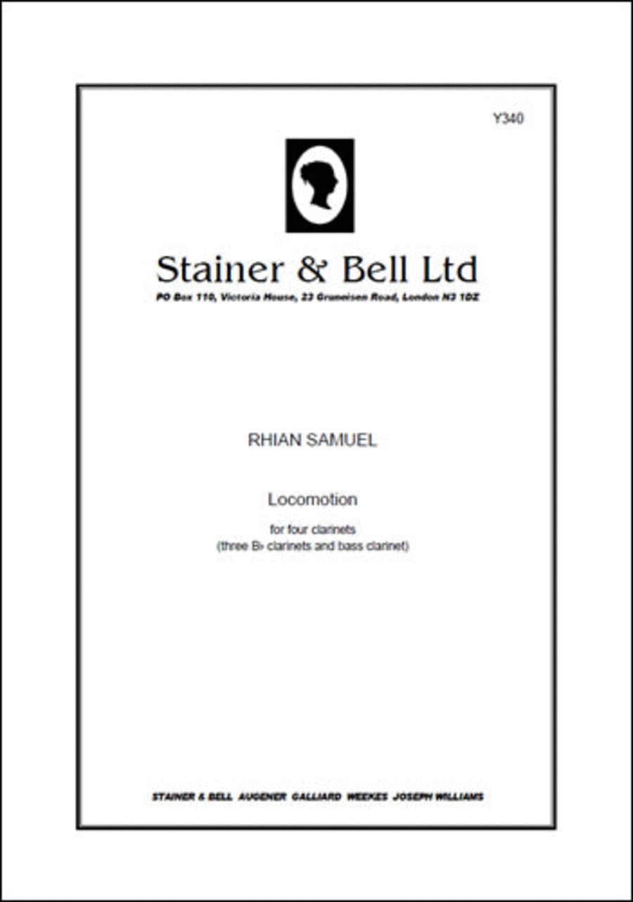 Locomotion. Clarinet Quartet Clarinet Quartet scores gallery preview page 1