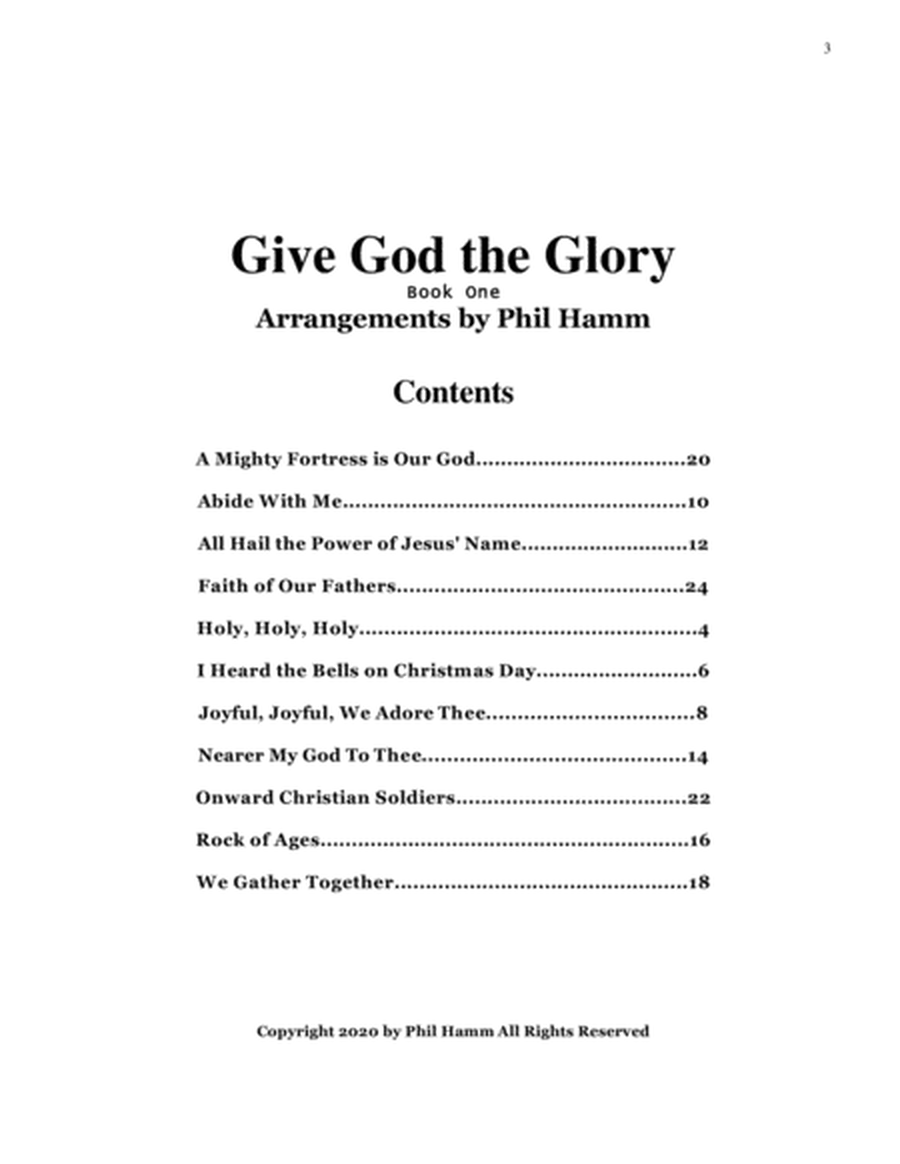 Give God the Glory Book 1 image number null