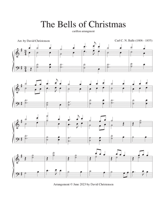 Book cover for The Bells of Christmas for Carillon