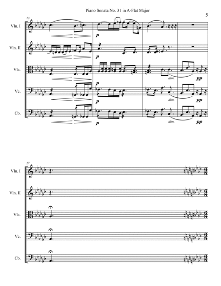 Piano Sonata No. 31, Movement 3