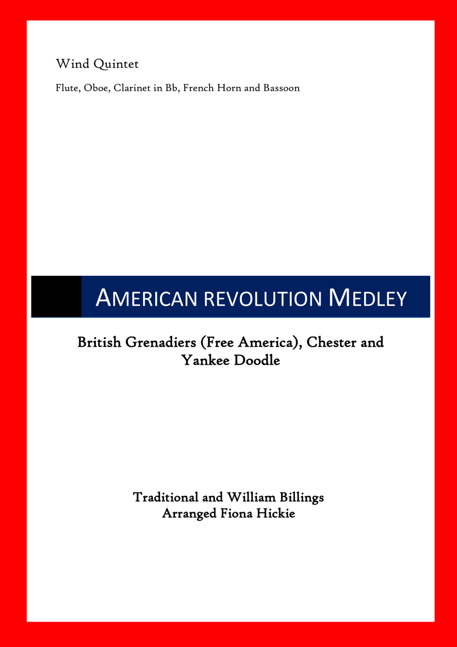 American Revolution Medley Woodwind Quintet scores gallery preview page 1