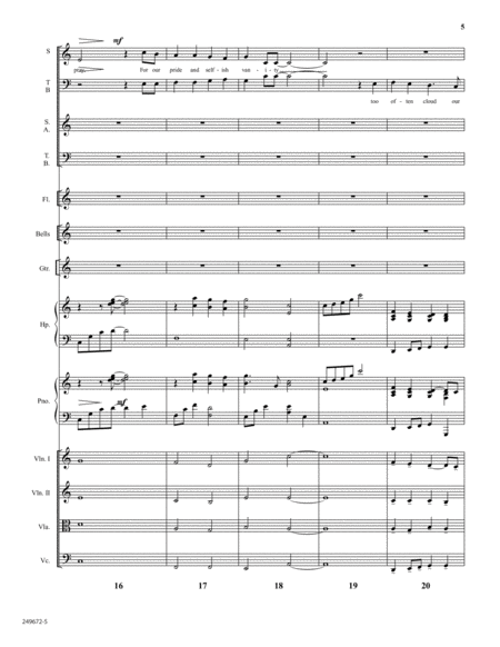 To You Alone - Orchestral Score and Parts  Digital Sheet Music