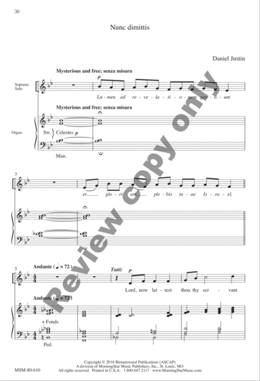 Evensong Unison Choir scores gallery preview page 63