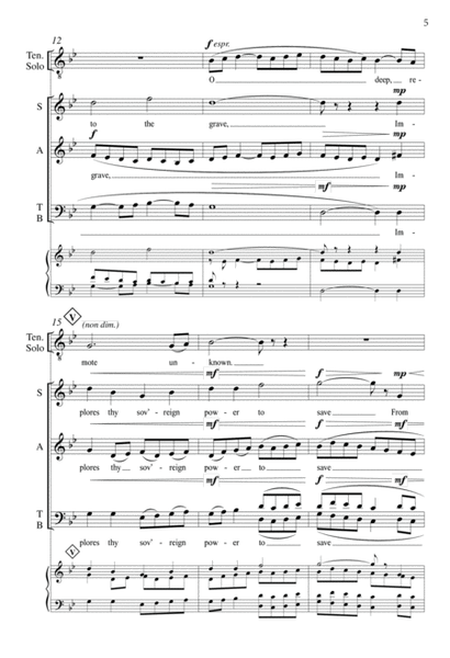 O God of My Salvation, Hear (Psalm 88): from Tenebrae (IV-V) (Downloadable Choral Score)