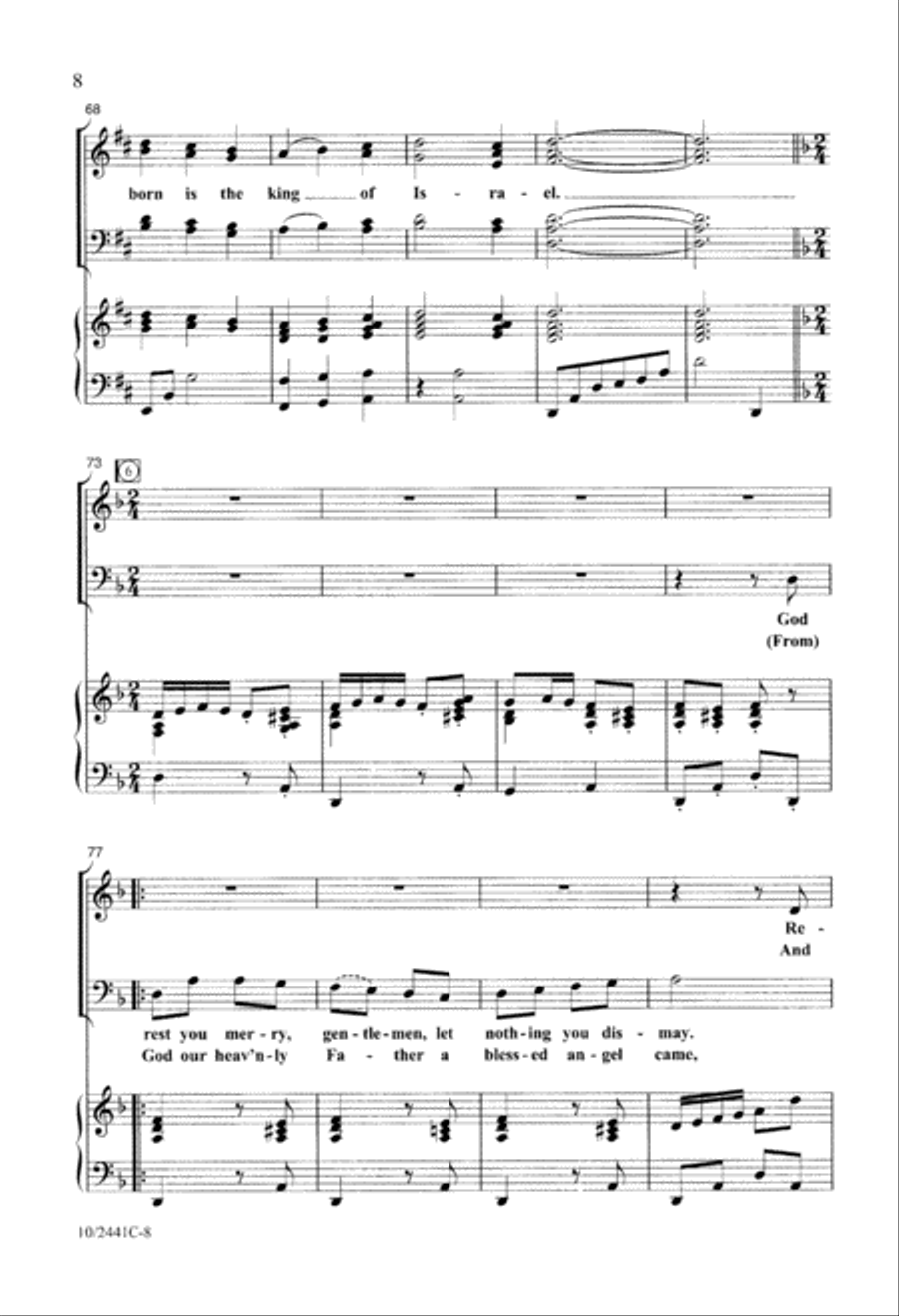 Sing We All of Christmas Sing We All of Christmas 4-Part scores gallery preview page 8
