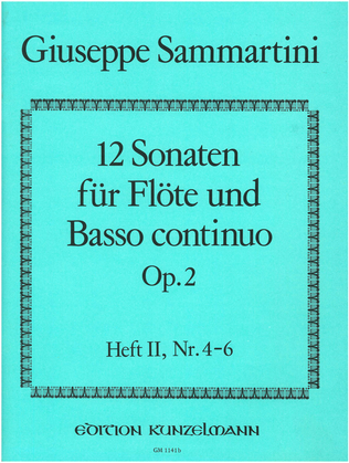 12 Sonatas for flute, Volume 2