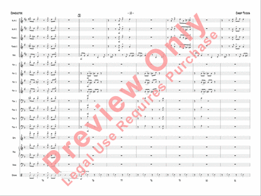 Cheep Tricks Cheep Tricks Jazz Ensemble scores gallery preview page 13