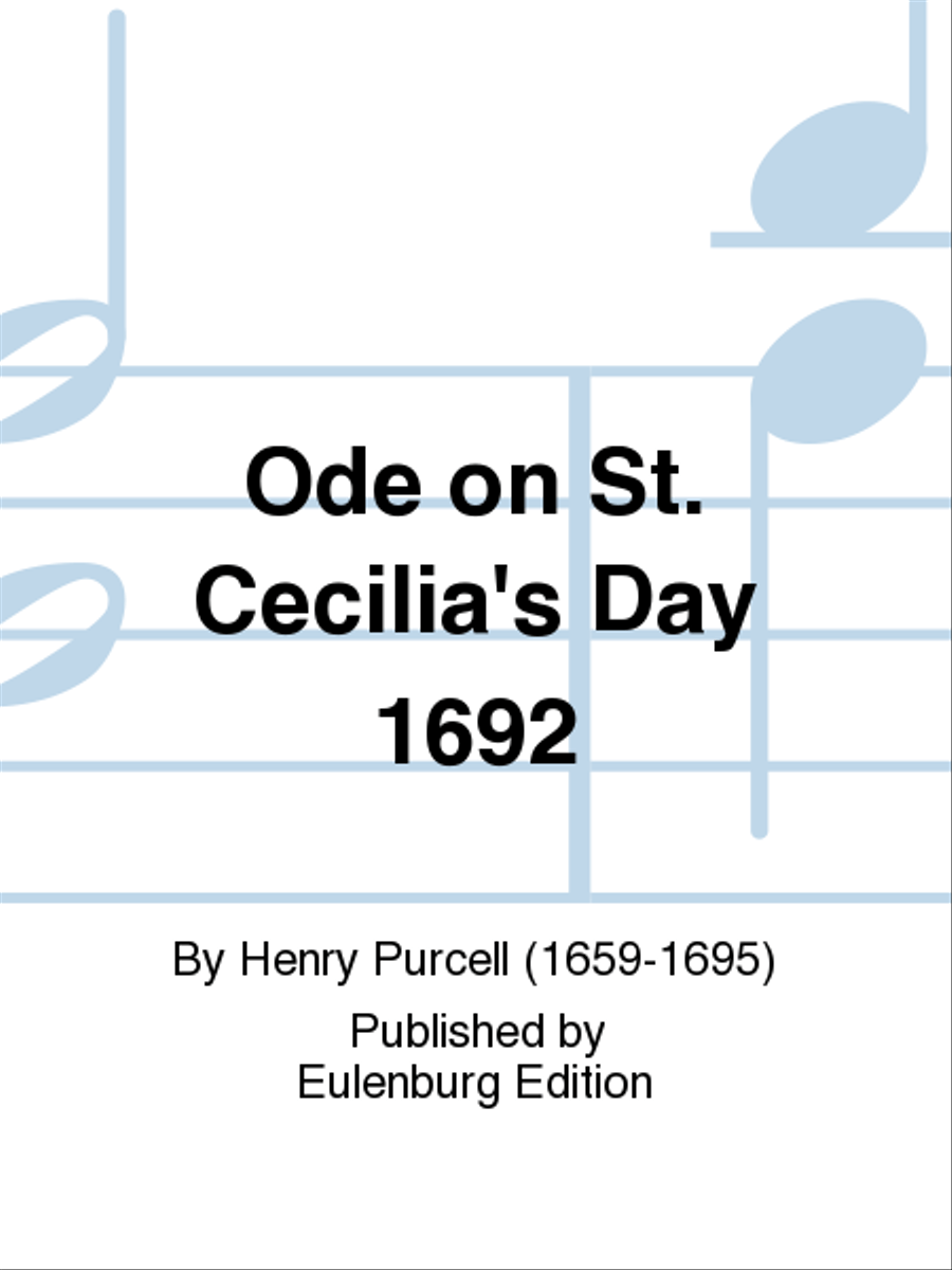 Ode on St. Cecilia's Day 1692 Z 328