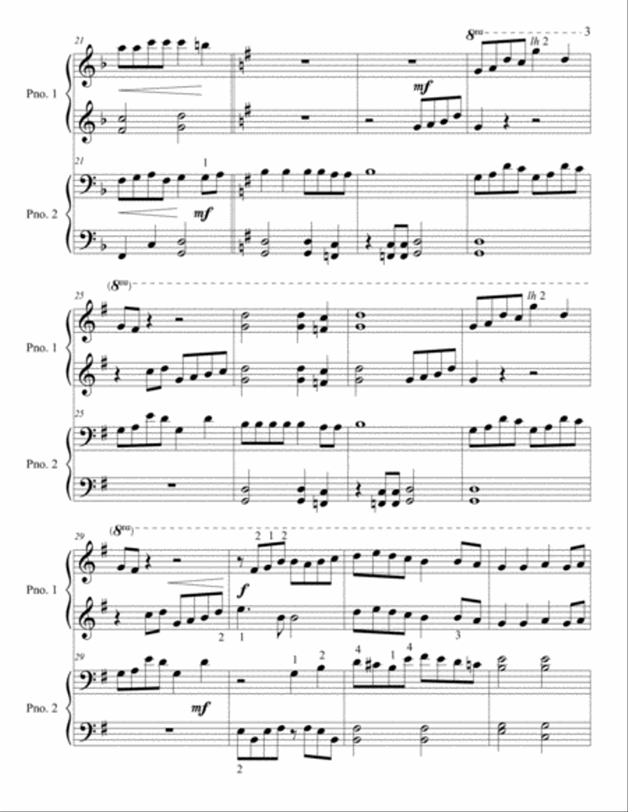 Do You Hear What I Hear Easy Piano scores gallery preview page 4
