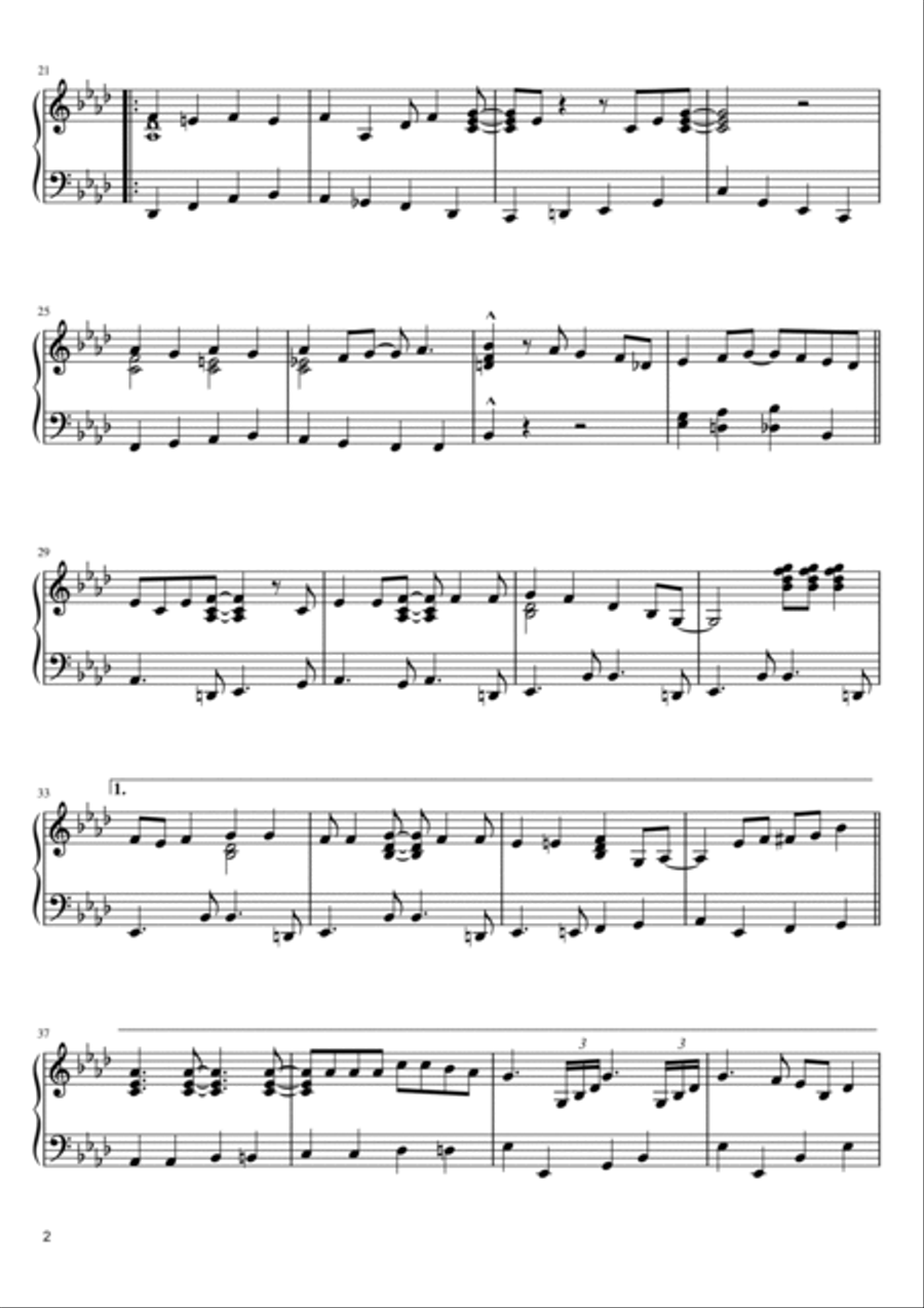 Rockin' Around The Christmas Tree Piano Solo scores gallery preview page 2