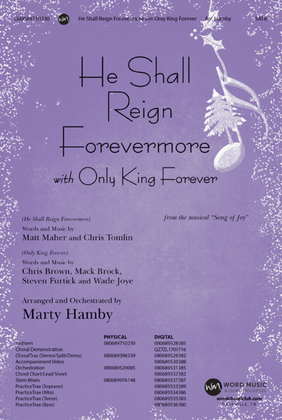 Book cover for He Shall Reign Forevermore with Only King - Anthem