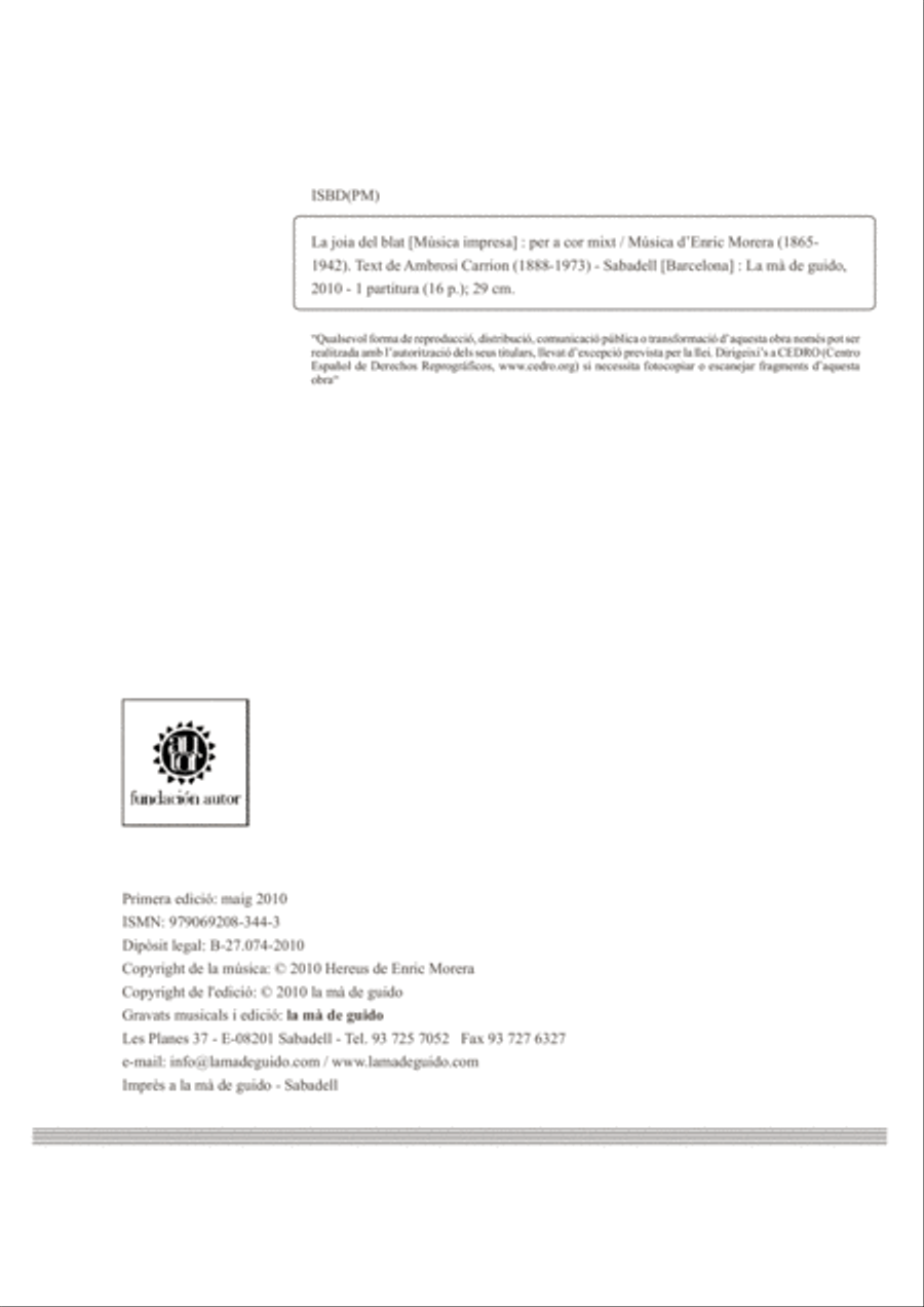 La joia del blat 4-Part scores gallery preview page 2