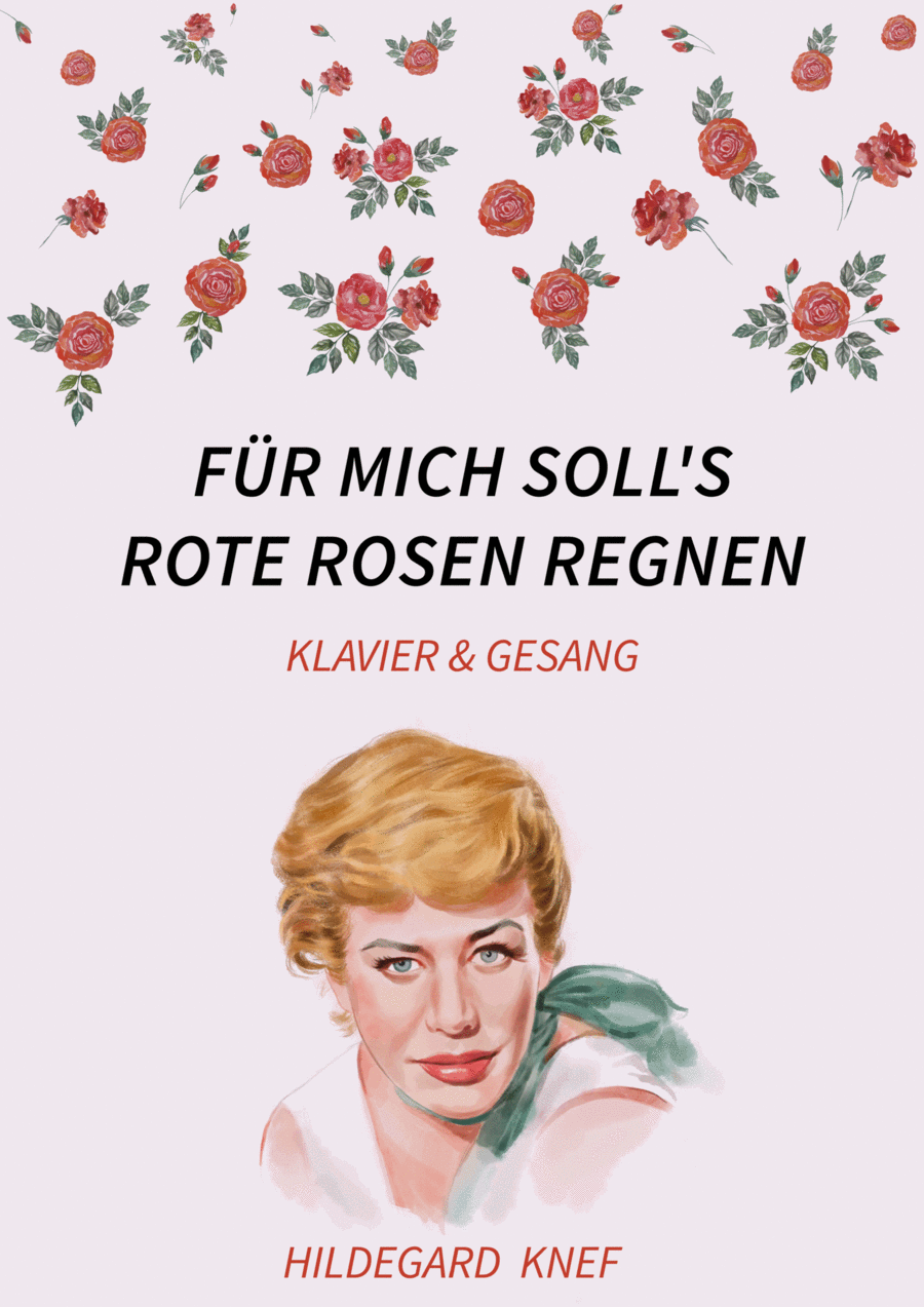 Für mich soll's rote Rosen regnen Voice Solo scores gallery preview page 1