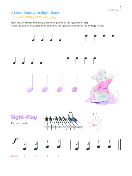 Music for Little Mozarts Notespeller & Sight-Play Book, Book 1