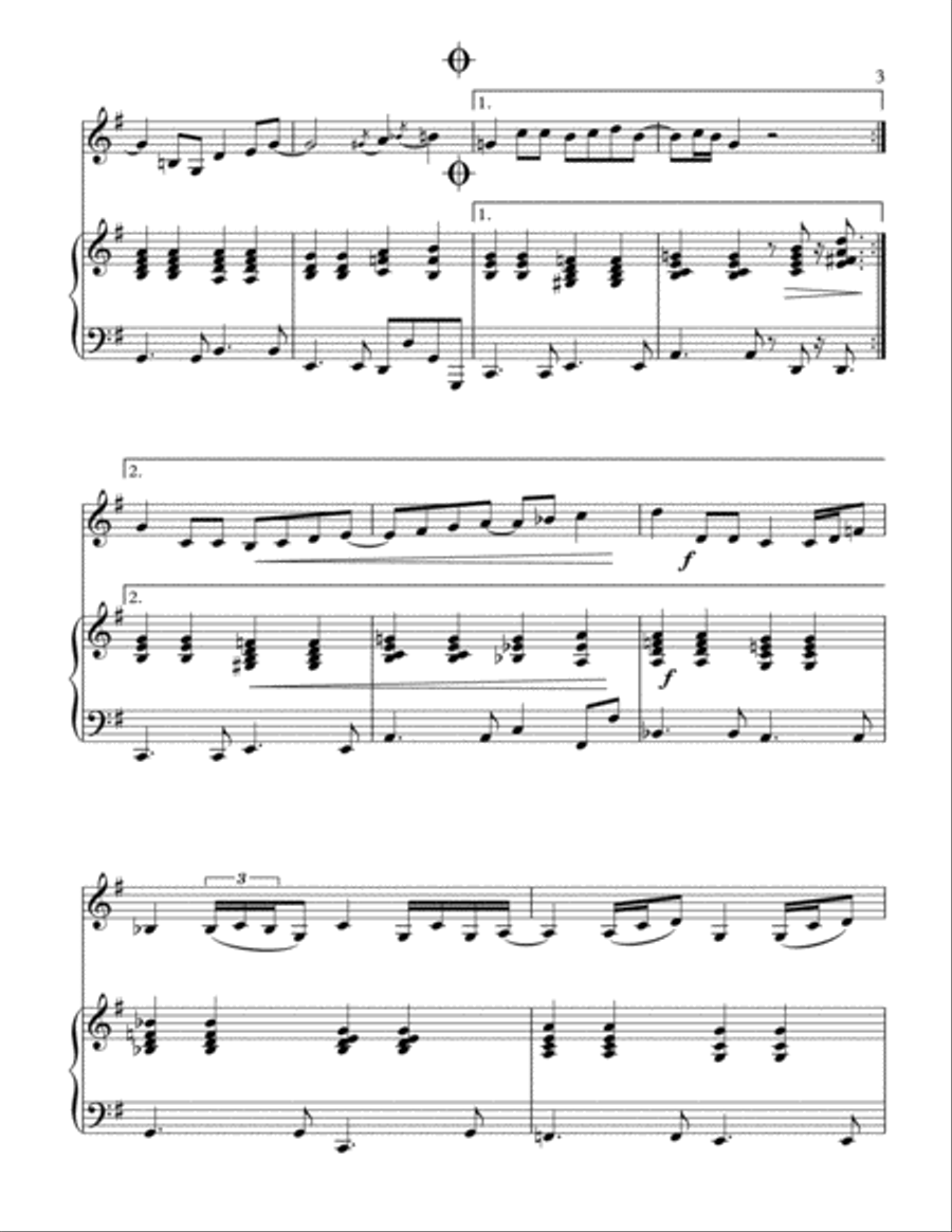 Tears In Heaven Woodwind Duet scores gallery preview page 4