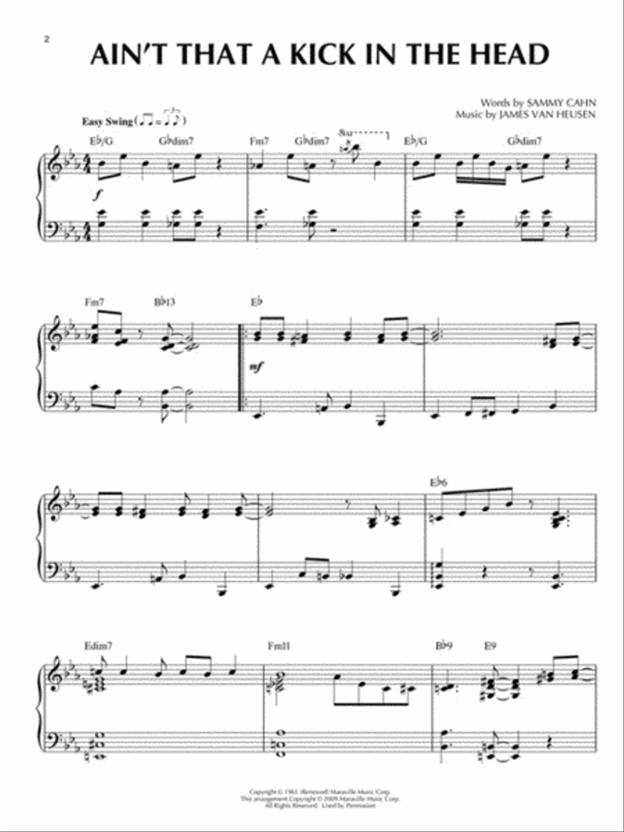Swinging Jazz Piano Solo scores gallery preview page 3