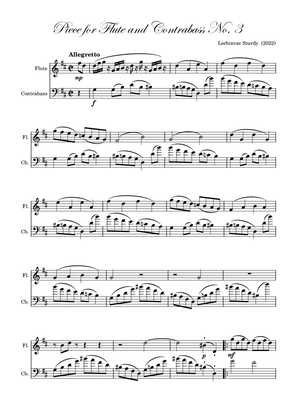 Piece for Flute and Contrabass No. 3