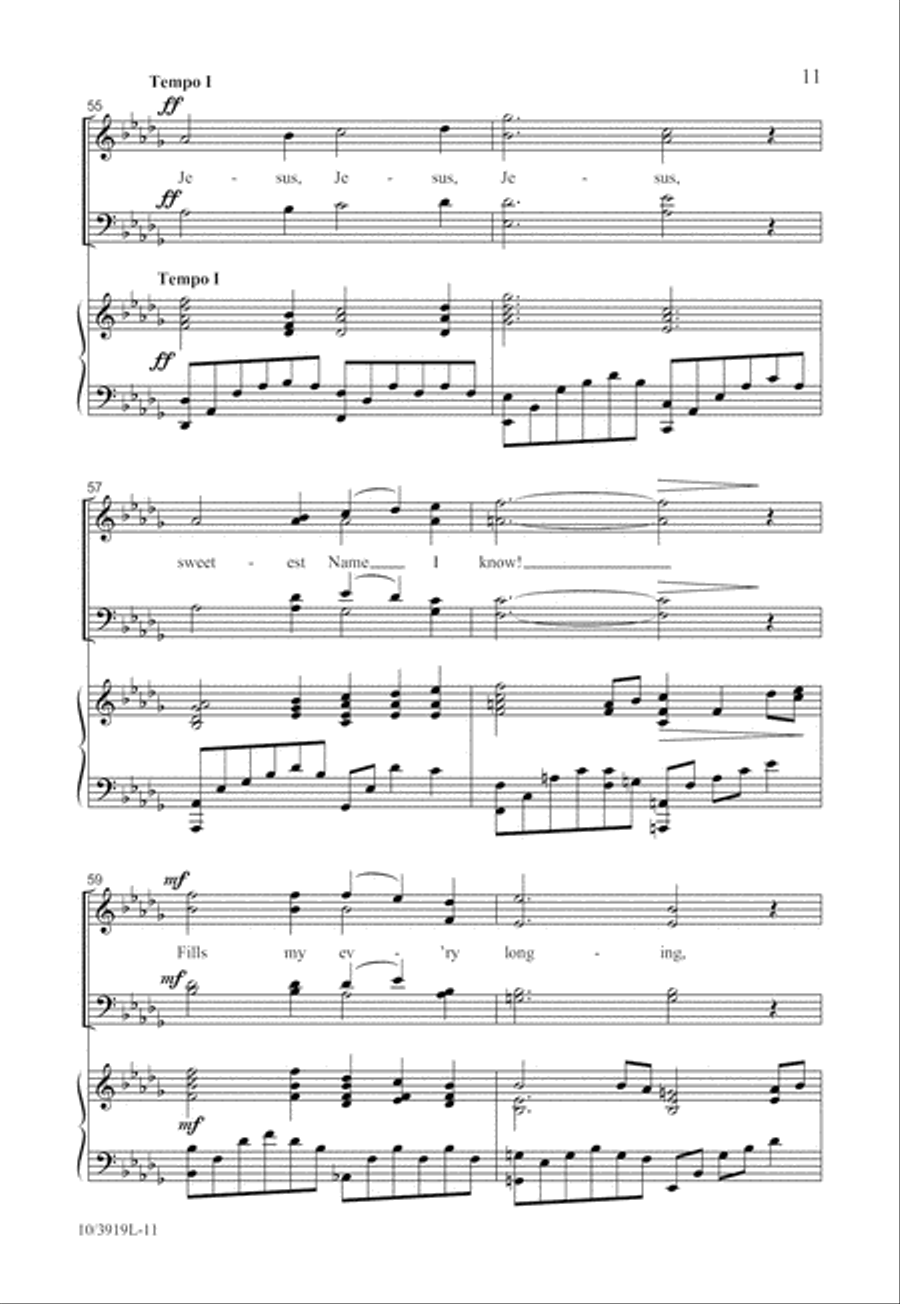 He Keeps Me Singing 4-Part scores gallery preview page 12