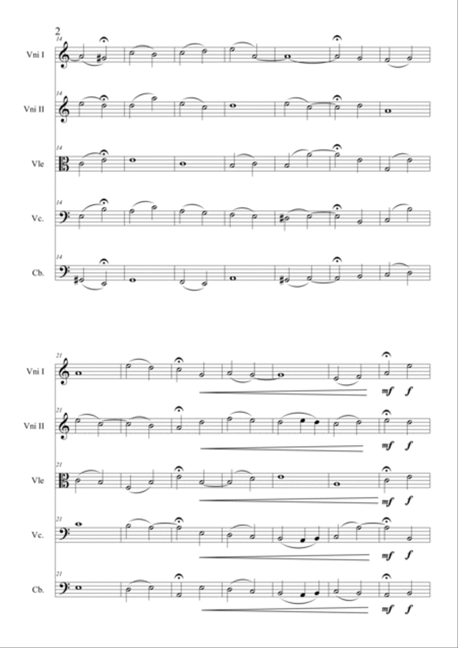Filiberto PIERAMI: ELEGIA N.1 (op.27) (ES-21-073) - Score Only String Orchestra scores gallery preview page 4