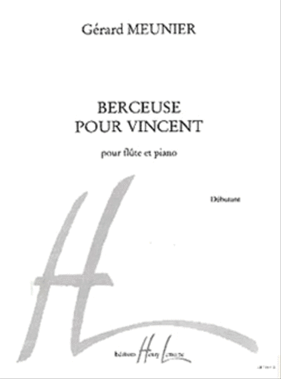 Berceuse Pour Vincent Flute Solo scores gallery preview page 1